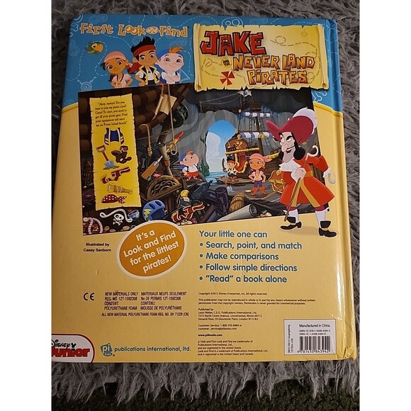 First Look and Find : Jake and the Never Land Pirates by Disney Junior, Book - Picture 3 of 10